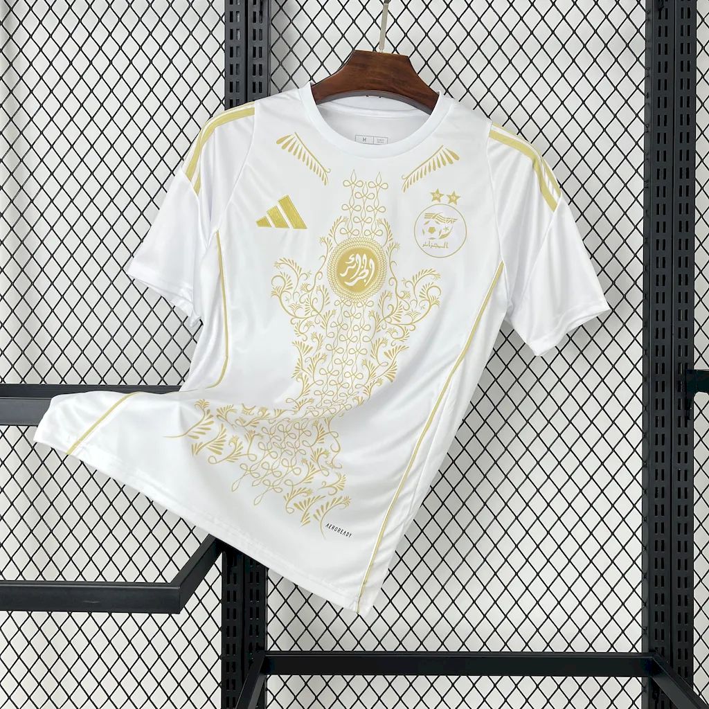 Algérie maillot foot blanc 2024 2025 2026