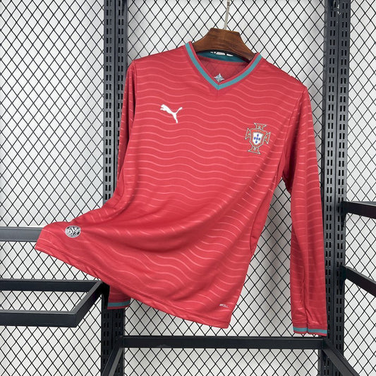 Maillot Portugal Manches Longues Coupe du Monde 2026 Adulte