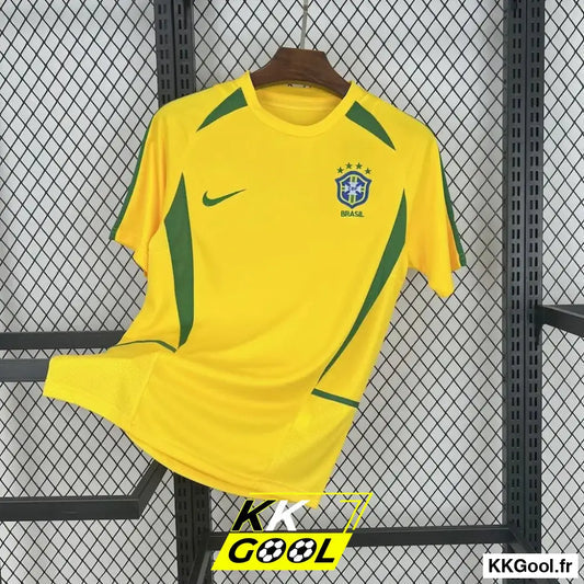 Maillot Brésil Rétro Coupe du Monde 2002 Vintage Adulte